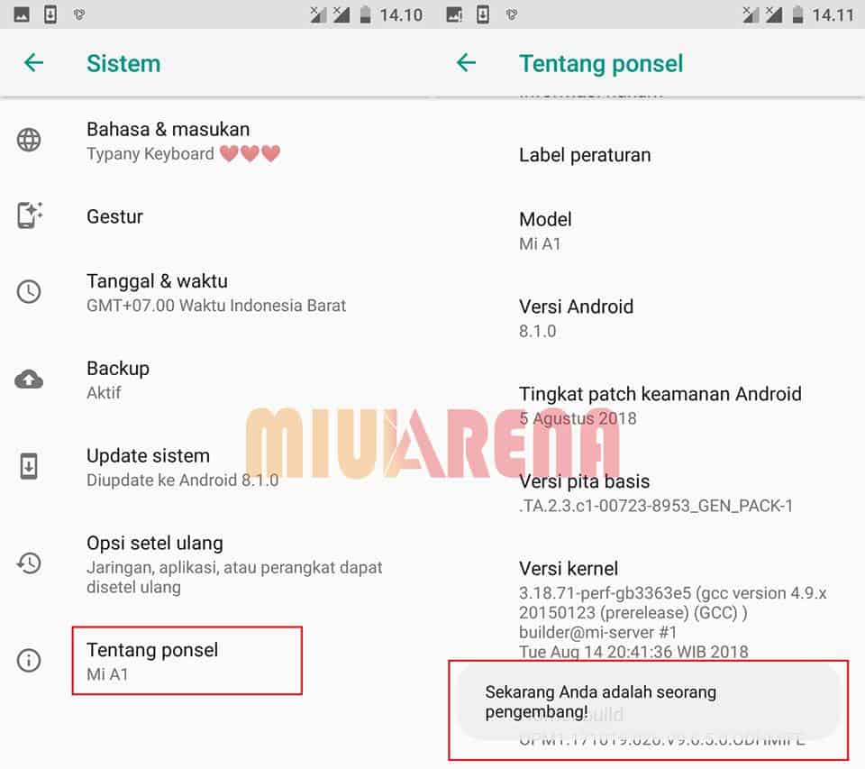 Cara Mengaktifkan USB Debugging dan OEM Unlocking Hp Xiaomi MIUI 7 / 8 / 9 / 10 / 11