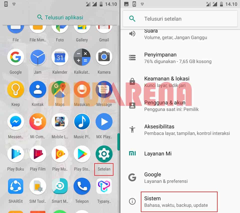 Cara Mengaktifkan USB Debugging dan OEM Unlocking Hp Xiaomi MIUI 7 / 8 / 9 / 10 / 11