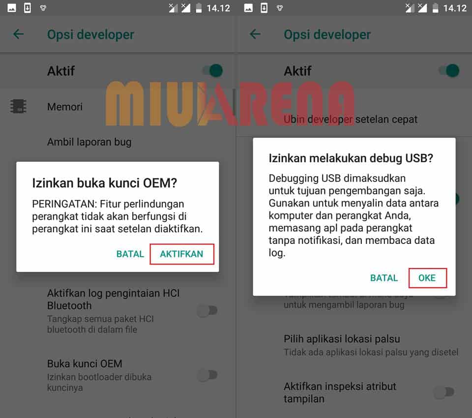 Cara Mengaktifkan USB Debugging dan OEM Unlocking Hp Xiaomi MIUI 7 / 8 / 9 / 10 / 11