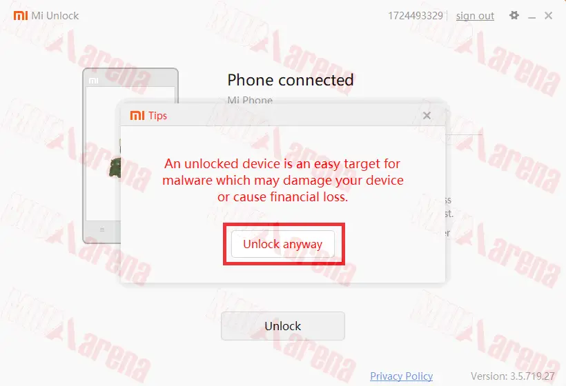 Cara Unlock Bootloader (UBL) HP Xioami Redmi Terbaru tanpa request