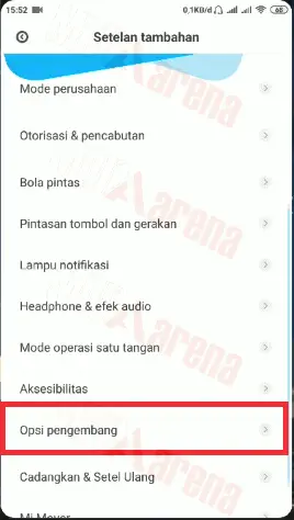 Cara Mengaktifkan USB Debugging dan OEM Unlocking Hp Xiaomi MIUI 7 / 8 / 9 / 10 / 11