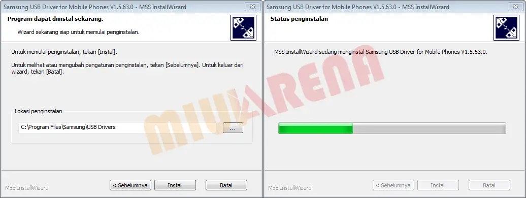 cara install samsung usb driver pada pc windows