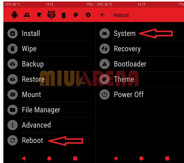 cara install twrp RedWolf redmi 4a rolex