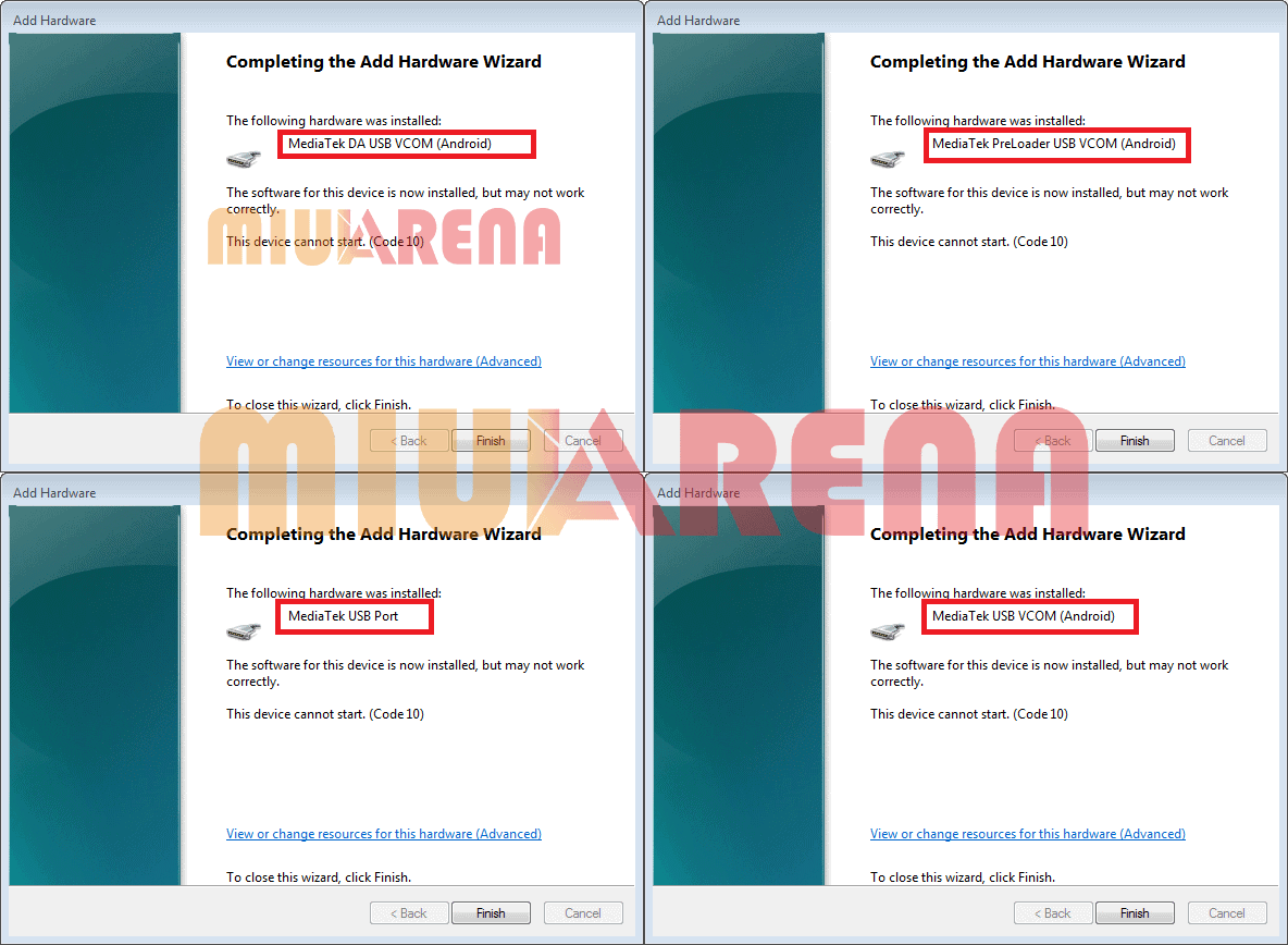 Cara Install MTK USB VCOM Driver Android Pada Laptop/PC Windows