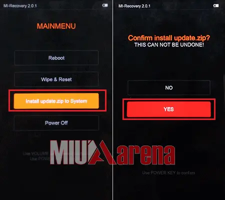 Cara Flash / Update ROM MIUI Xiaomi Via Mi Recovery atau Tanpa PC