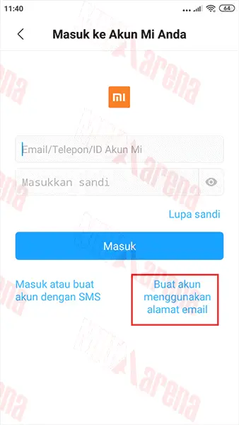 Cara Daftar / Membuat Akun Mi (Mi Account) di hp / laptop Xiaomi [Lengkap]