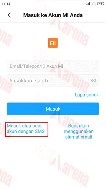 Cara Daftar / Membuat Akun Mi (Mi Account) di hp / laptop Xiaomi [Lengkap]