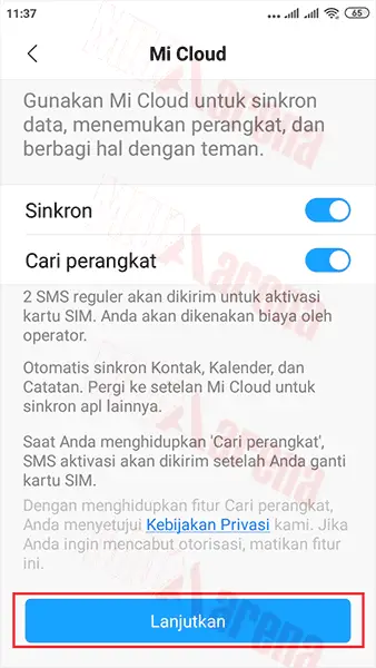 Cara Daftar / Membuat Akun Mi (Mi Account) di hp / laptop Xiaomi [Lengkap]