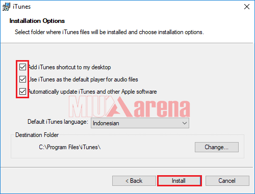 Cara Install iTunes di PC dan Laptop Semua Windows 7, 8, 10 versi 64 bit dan 32 bit