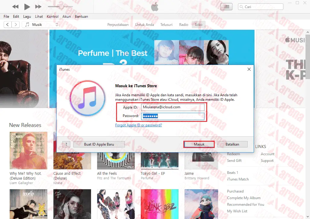 Cara Install iTunes di PC dan Laptop Semua Windows 7, 8, 10 versi 64 bit dan 32 bit