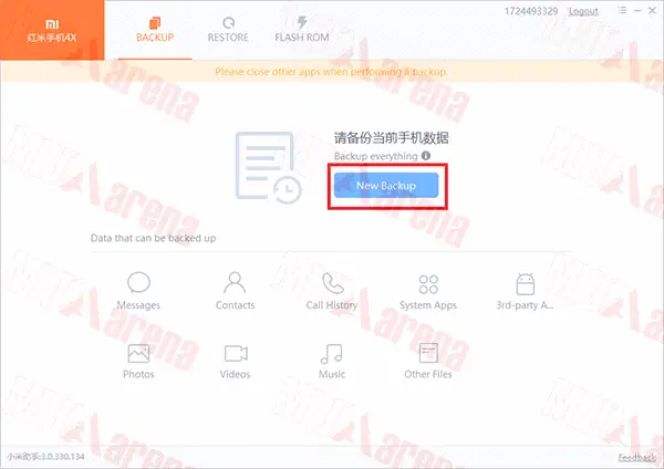 Cara Backup dan Restore Data Aplikasi di Hp Xiaomi dengan Mi PC Suite / Mi Phone Assistant