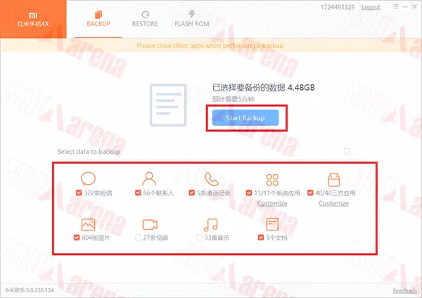 Cara Backup dan Restore Data Aplikasi di Hp Xiaomi dengan Mi PC Suite / Mi Phone Assistant