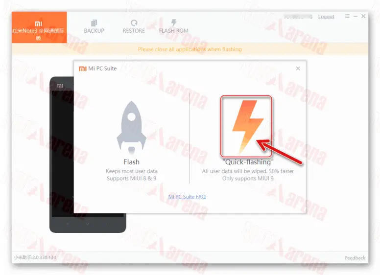 Cara Update / Flash ROM MIUI Xiaomi dengan Mi PC Suite atau Mi Assistant