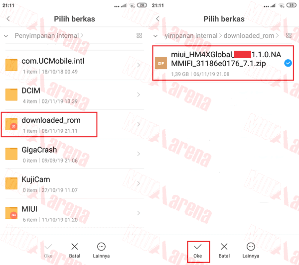 4 Cara Flash / Install ROM Recovery (.zip) Xiaomi Dengan / Tanpa PC