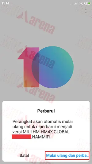 Cara Flash / Update ROM MIUI 11 Xiaomi Via Updater atau Tanpa PC