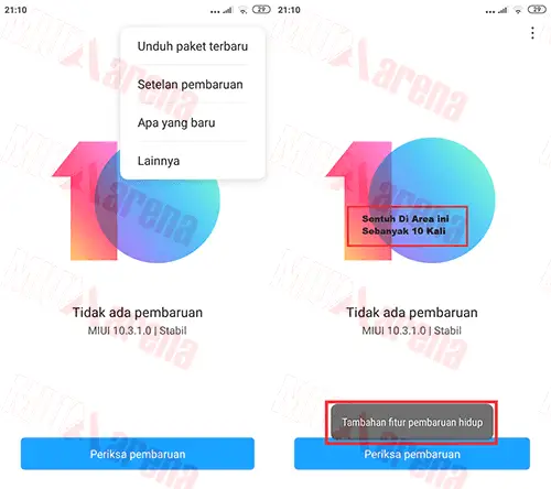 Cara Update Xiaomi ke MIUI 11 Via Updater atau Tanpa PC