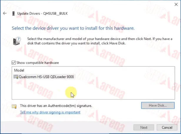 Cara Install Qualcomm HS-USB QDLoader 9008 Driver Manual di Laptop / PC Windows 7 / 8 / 10 (32 / 64 bit)