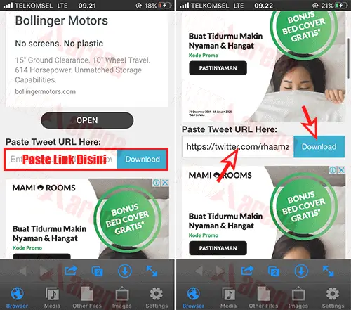 Cara Mudah Download Video Dari Twitter Iphone / IOS [Gambar Lengkap]