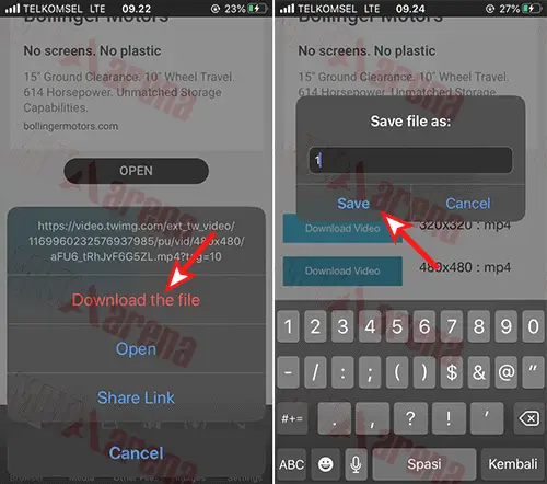 Cara Mudah Download Video Dari Twitter Iphone / IOS [Gambar Lengkap]