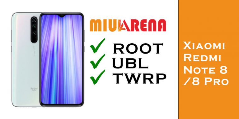 Cara UBL dan Install TWRP untuk Flash ROM Redmi Note 8 / 8 Pro