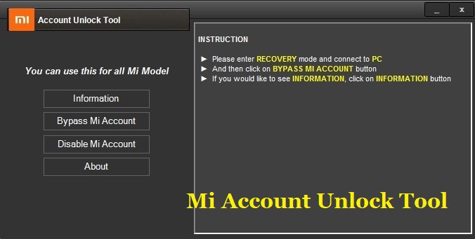 mi unlock tool