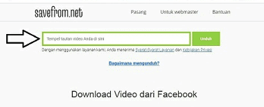 cara download video facebook