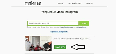 cara download video instagram